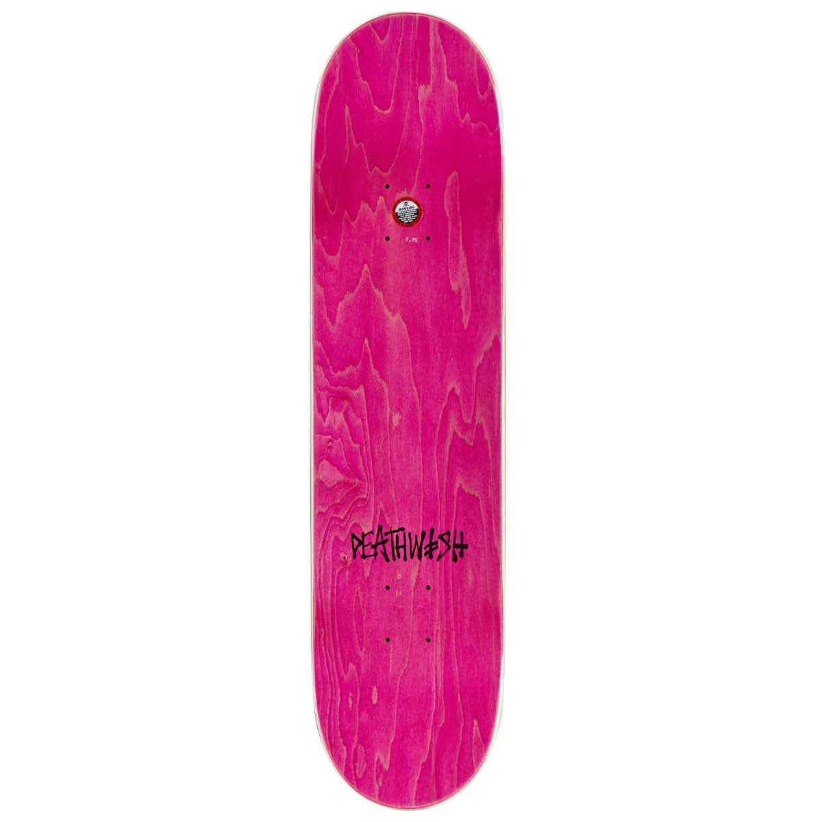 Deathwish Gang Spray Skateboard Deck - Black/Red - 7.75