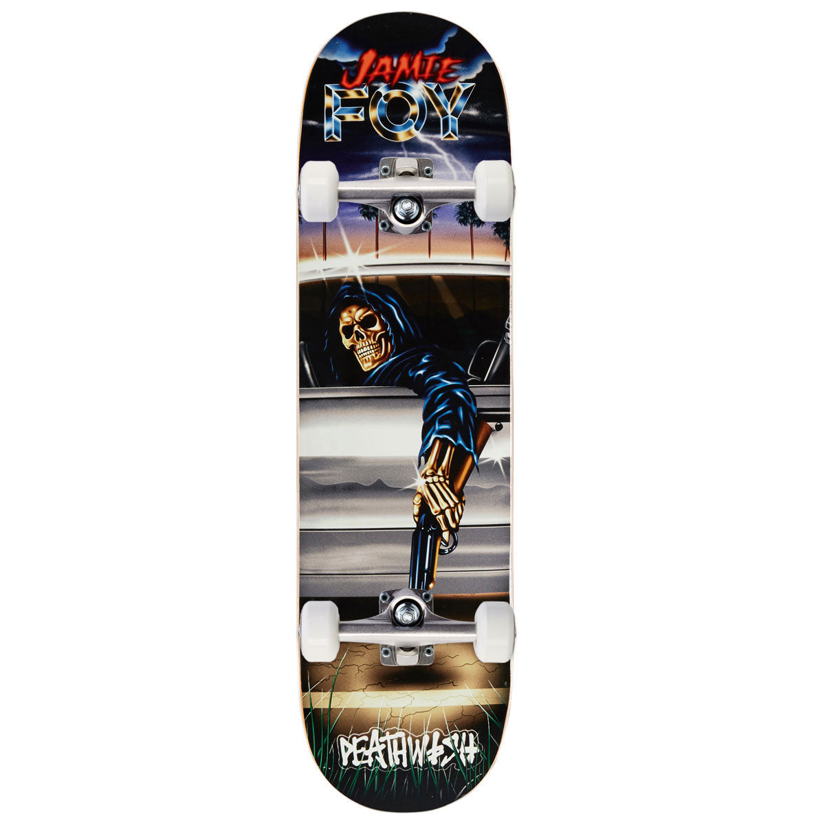 Deathwish Jamie Foy Samborgini Reaper Skateboard Complete - 8.25