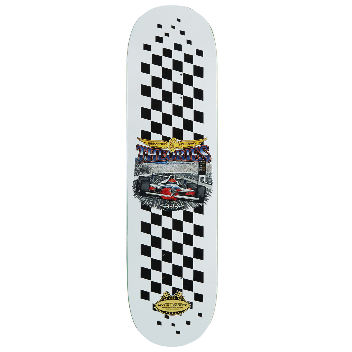 Theories Nyle Lovett Speedway Skateboard Deck - 8.25