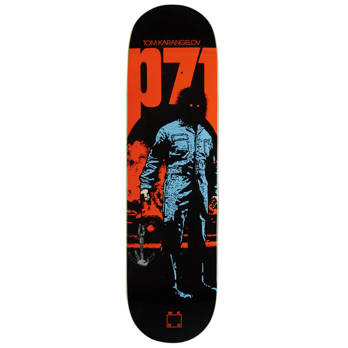 WKND P71 Tom Karangelov WB Skateboard Deck - Metallic Ink - 8.25