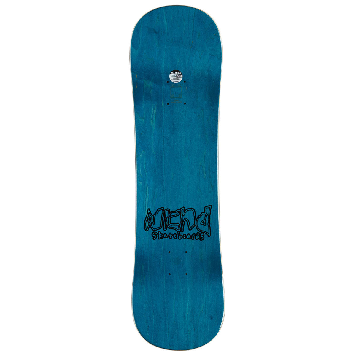 WKND Mumbler Summer Faux Snow Skate Skateboard Deck - Silver - 8.89