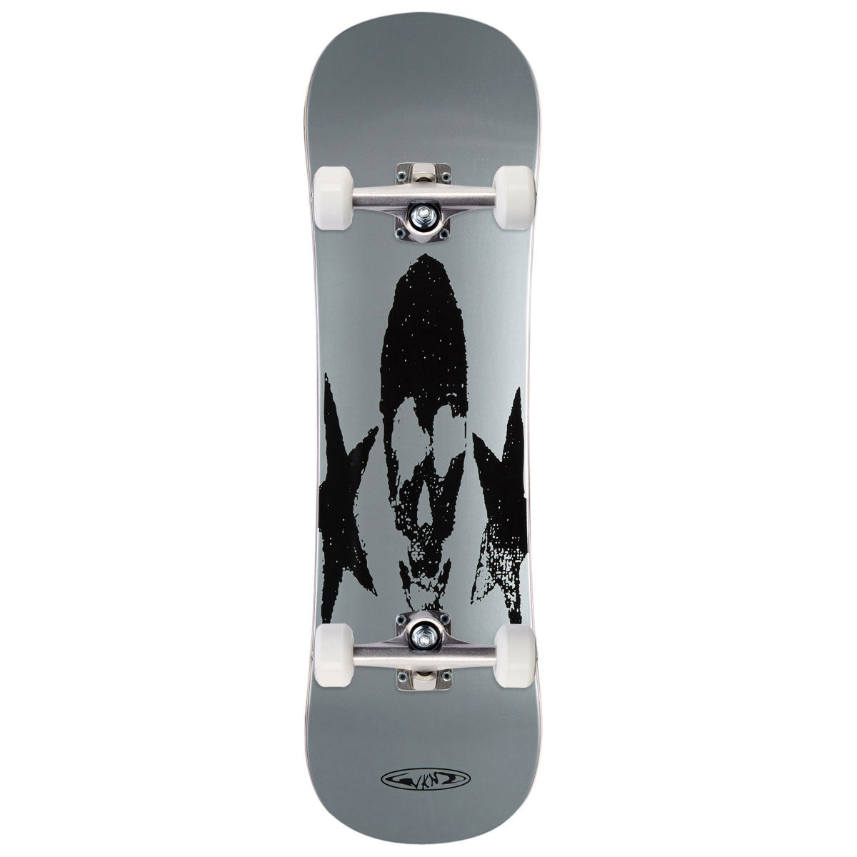 WKND Mumbler Summer Faux Snow Skate Skateboard Complete - Silver - 8.89