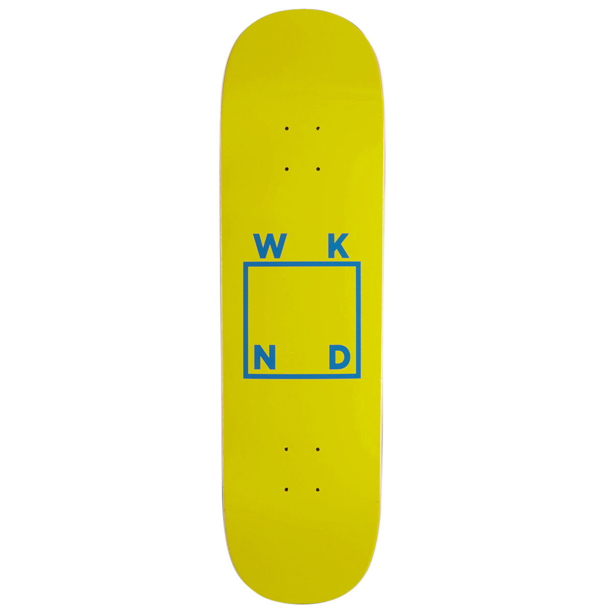 WKND Logo SN Skateboard Deck - Yellow - 8.60