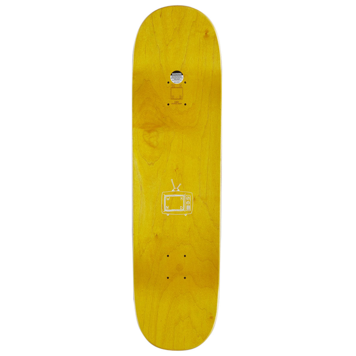 WKND Logo SN Skateboard Deck - Yellow - 8.60