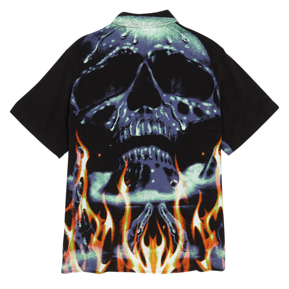 Deathwish Boiling Point Rayon Button Up Shirt - Black image 2