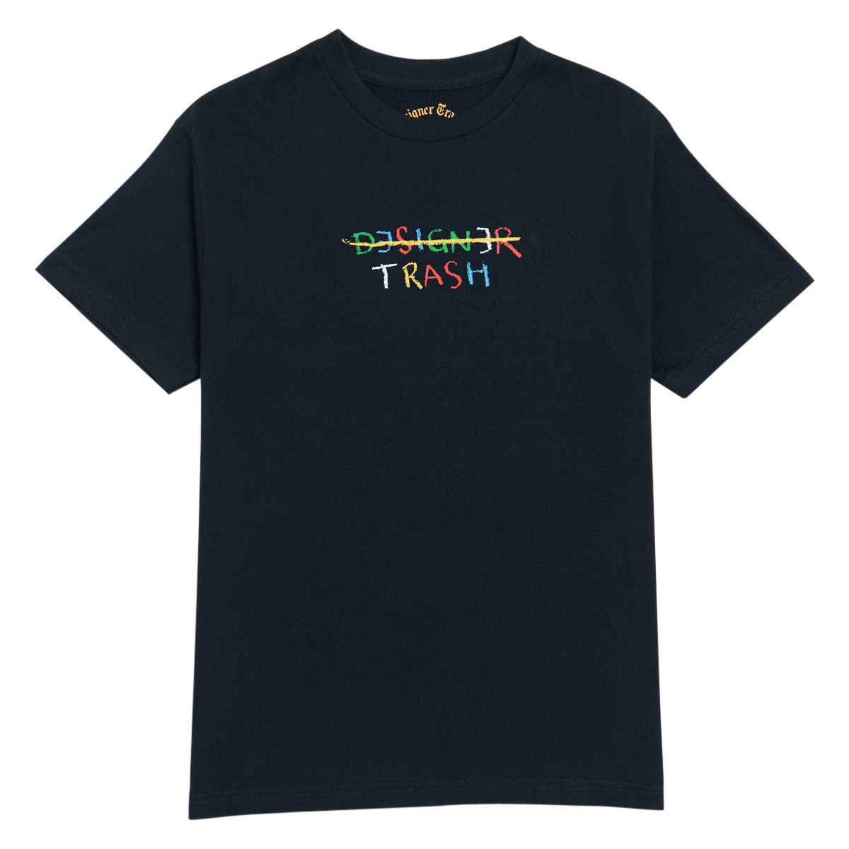 Designer Trash Scribble T-Shirt - Navy image 1