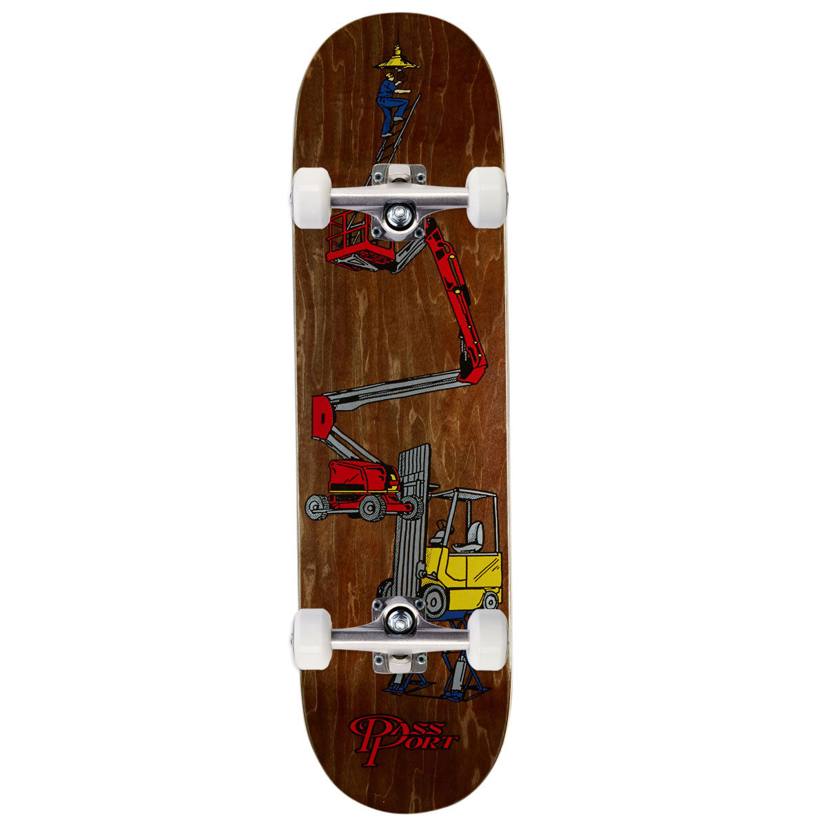 Passport Minimal Output Series Cherry Pick Skateboard Complete - 8.25