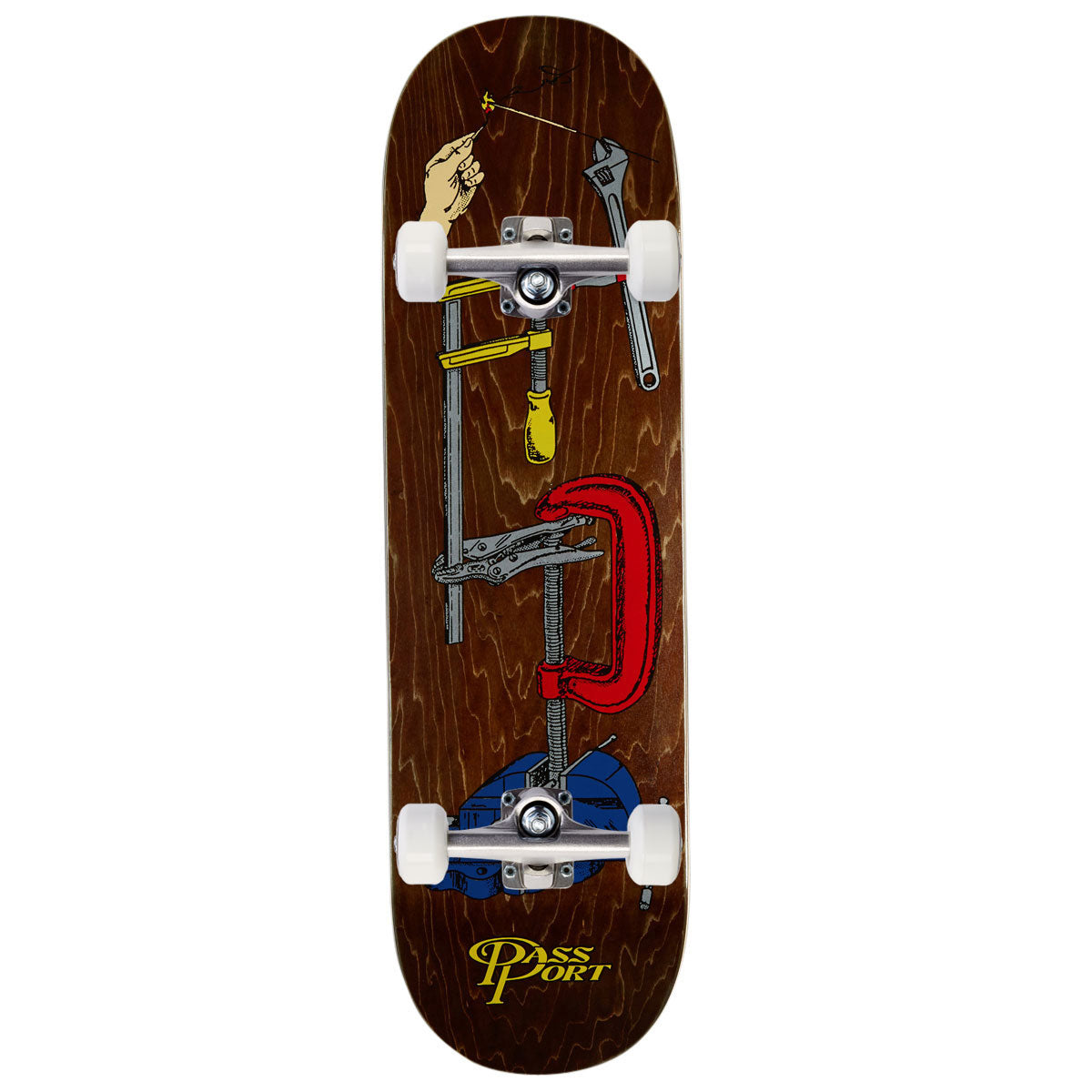 Passport Minimal Output Series Vice Grip Skateboard Complete - 8.874