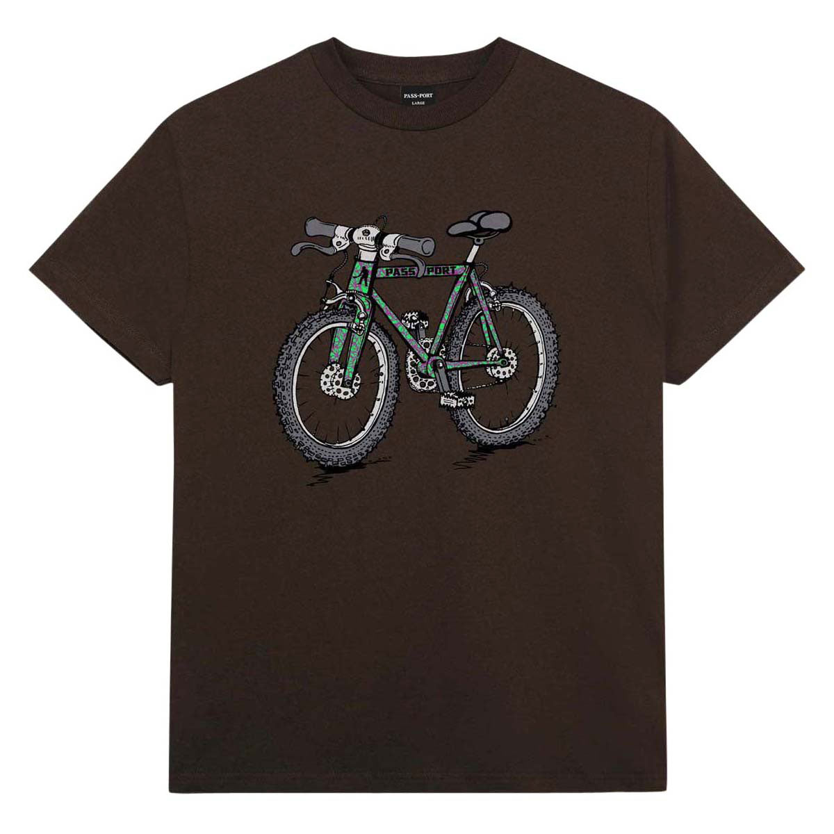 Passport One Speed T-Shirt - Bark image 1