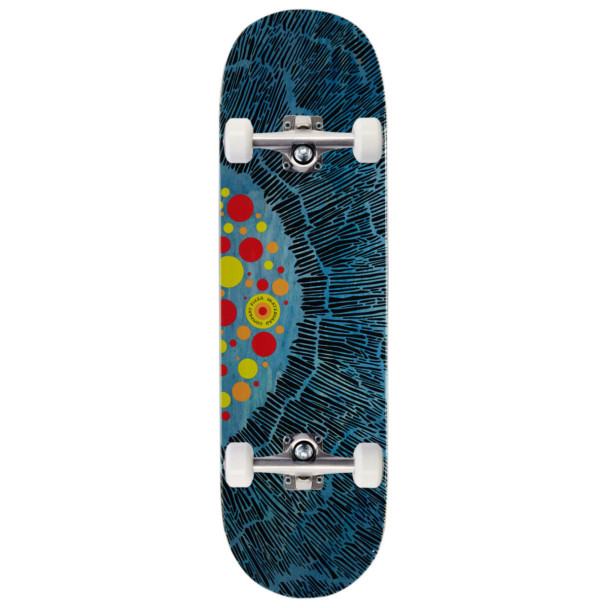 Fixer Ray Custom Popsicle Shape Skateboard Complete - 9.00