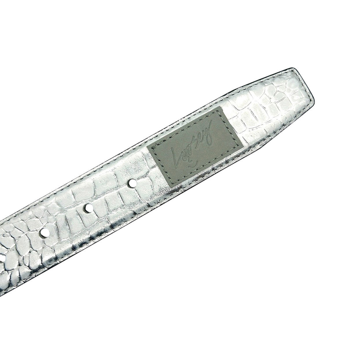 Loosey Premium Croc Belt - Silver image 2