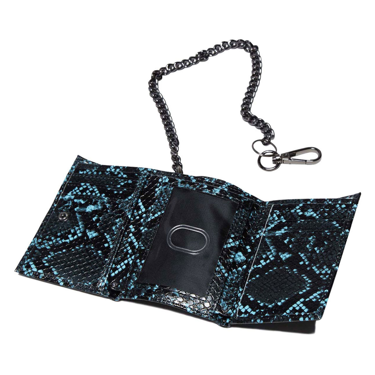 Loosey Snake Skin Chain Gang Wallet - Blue image 2