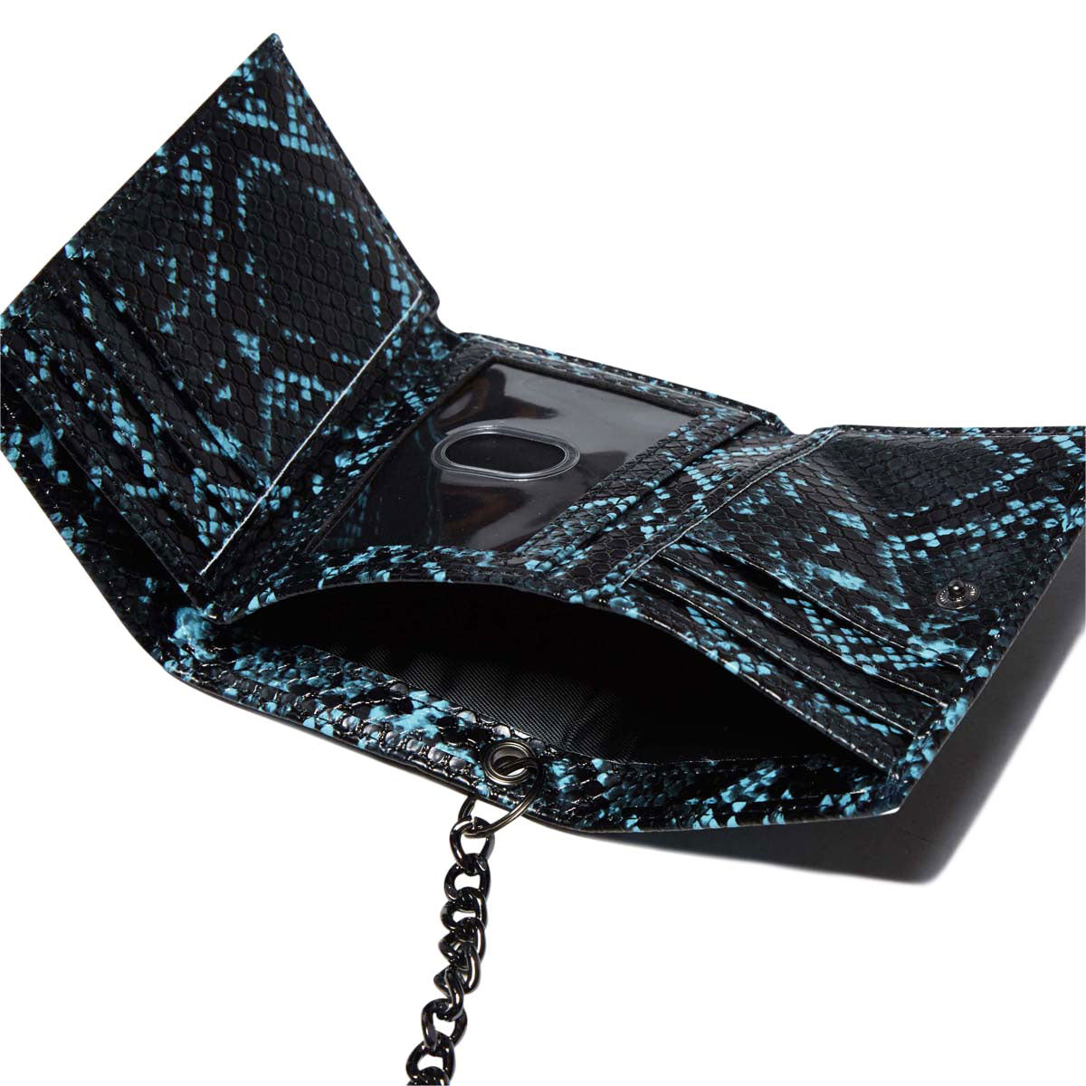 Loosey Snake Skin Chain Gang Wallet - Blue image 3
