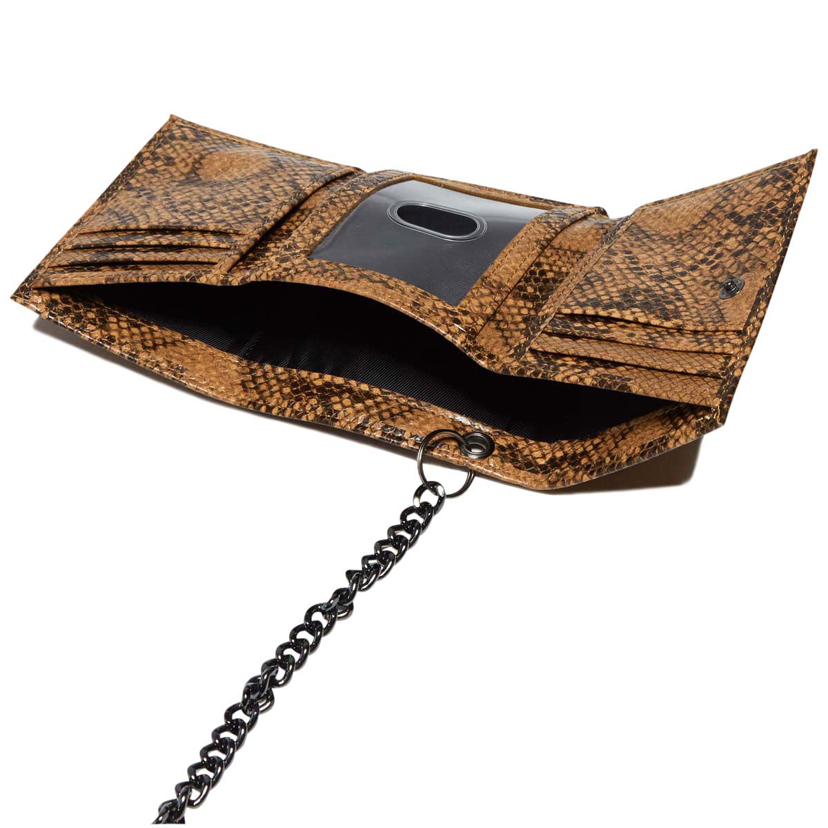 Loosey Snake Skin Chain Gang Wallet - Brown image 3