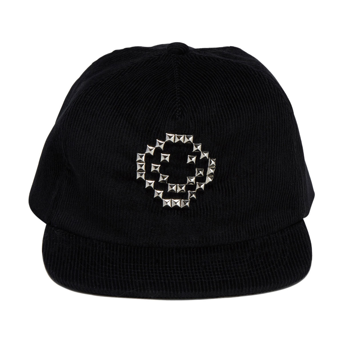 Loosey Smiley Studded Snapback Hat - Black image 5
