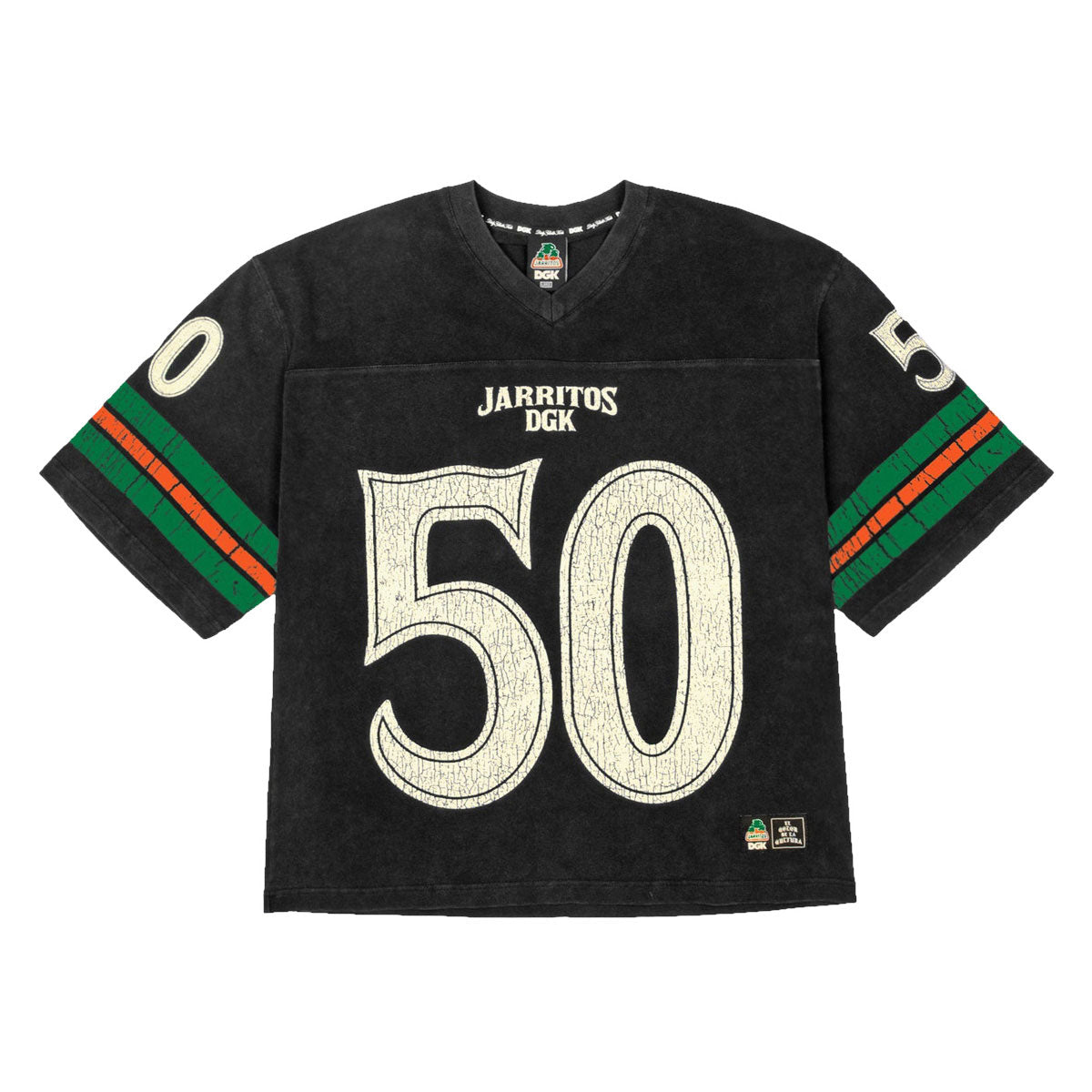 DGK x Jarritos Juego Football Jersey - Washed Black image 1