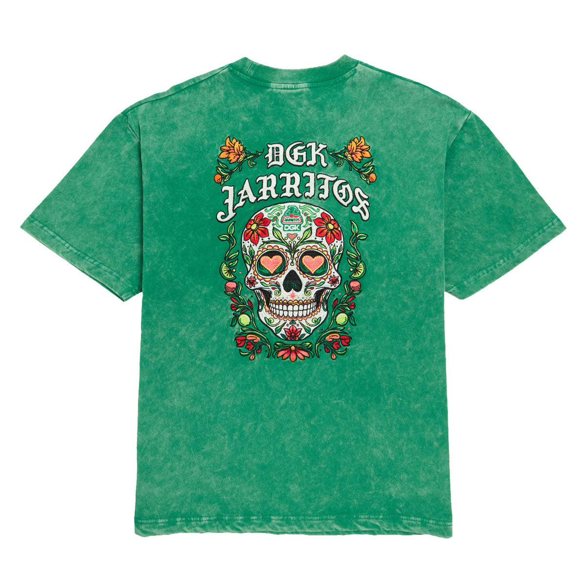 DGK x Jarritos Sabor Knit T-Shirt - Washed Green image 1