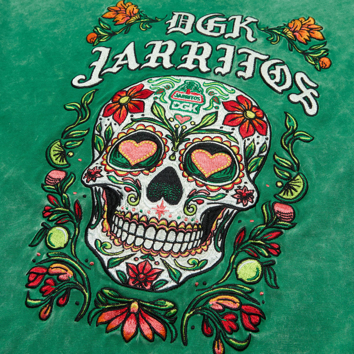 DGK x Jarritos Sabor Knit T-Shirt - Washed Green image 4