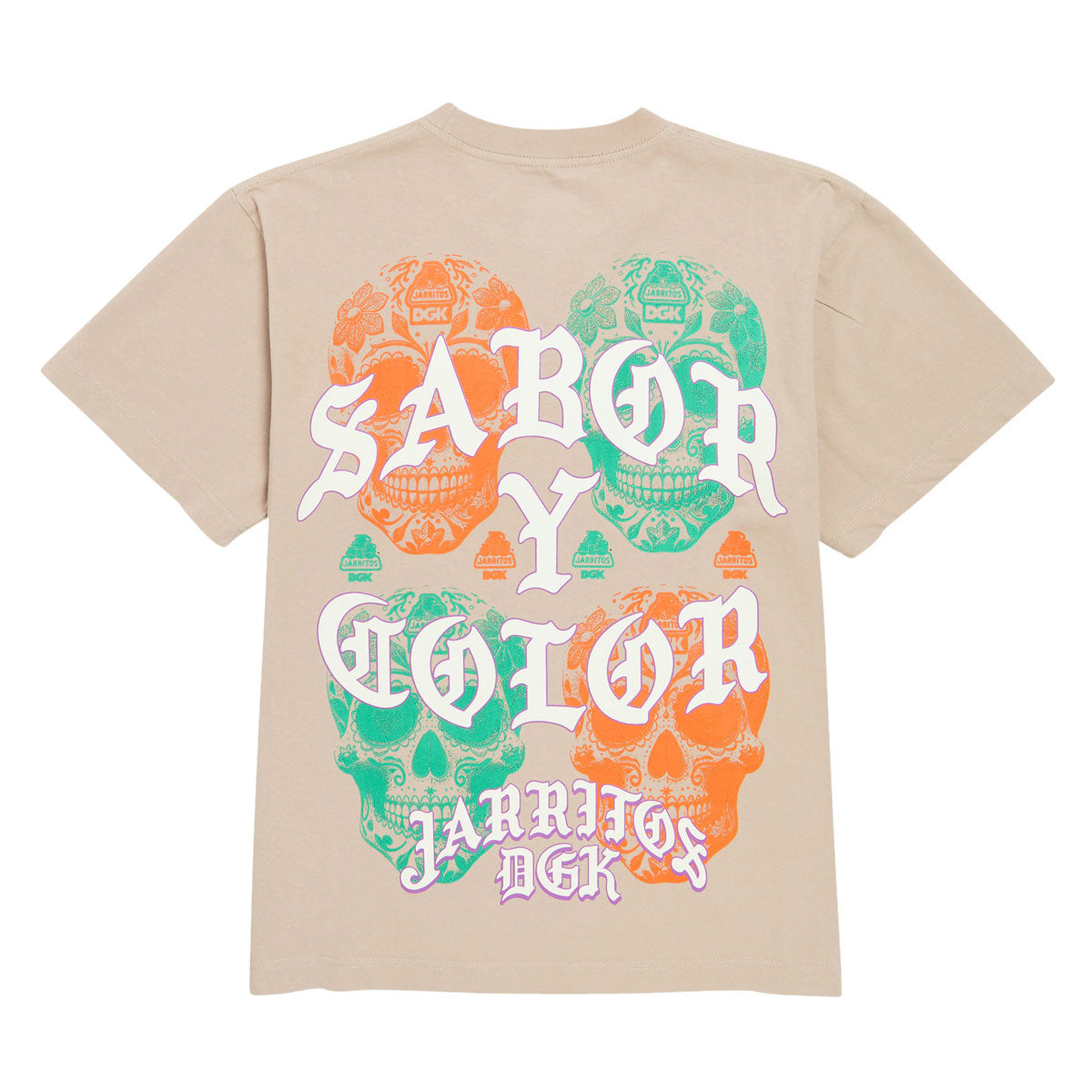 DGK x Jarritos Sabor Boxy T-Shirt - Tan image 2