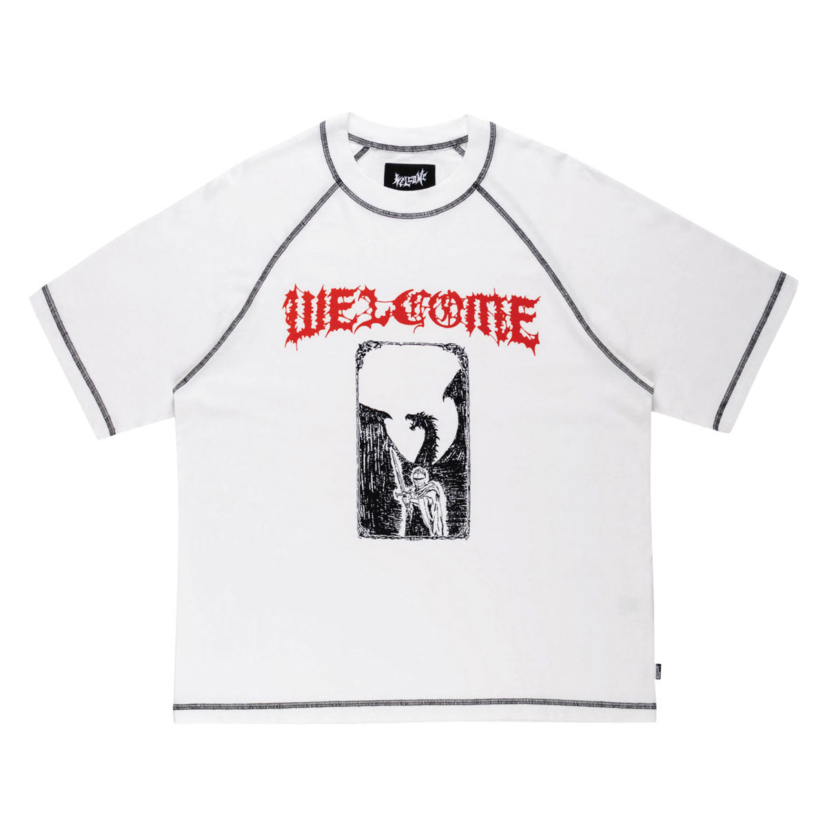 Welcome Crusade Raglan T-Shirt - White image 1