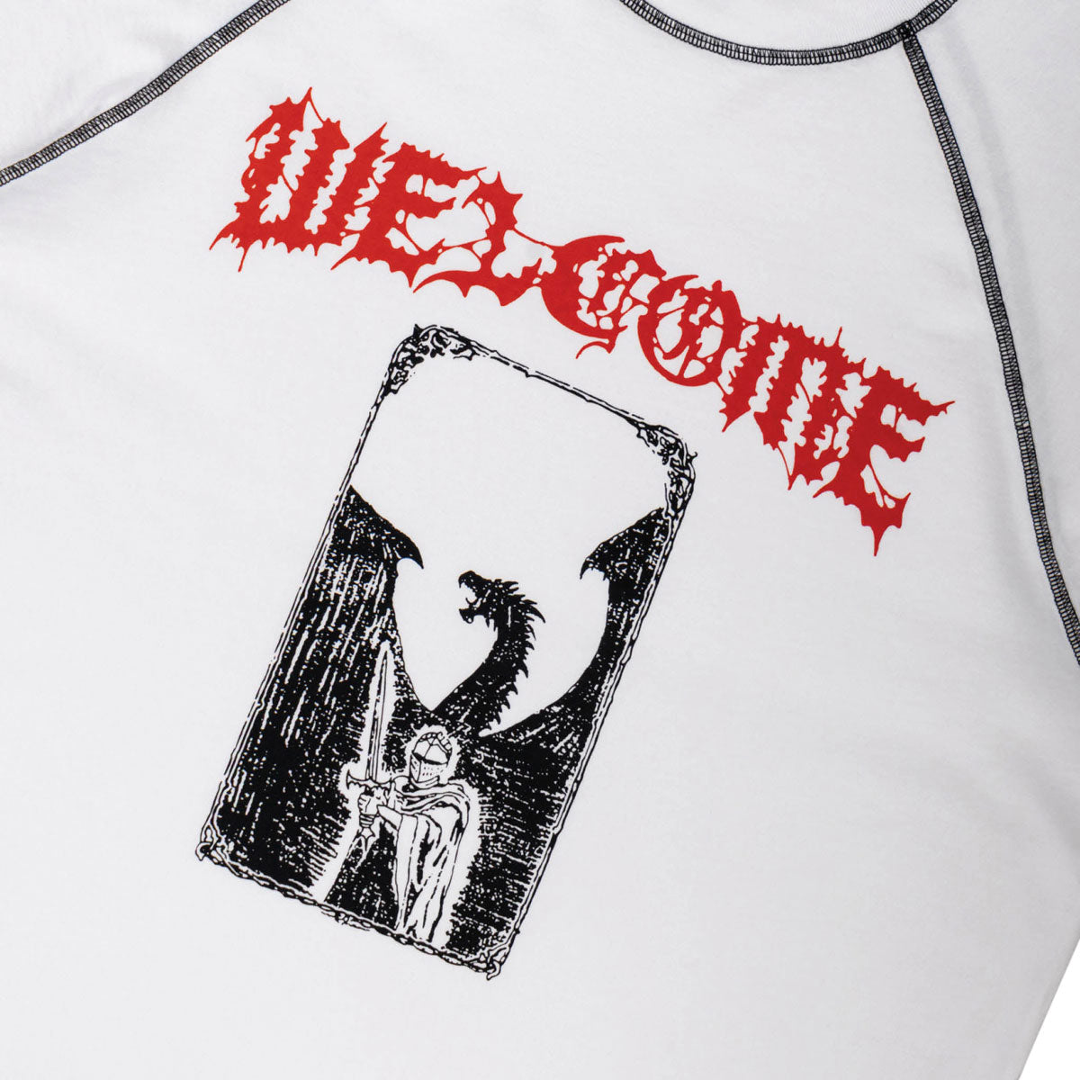Welcome Crusade Raglan T-Shirt - White image 2