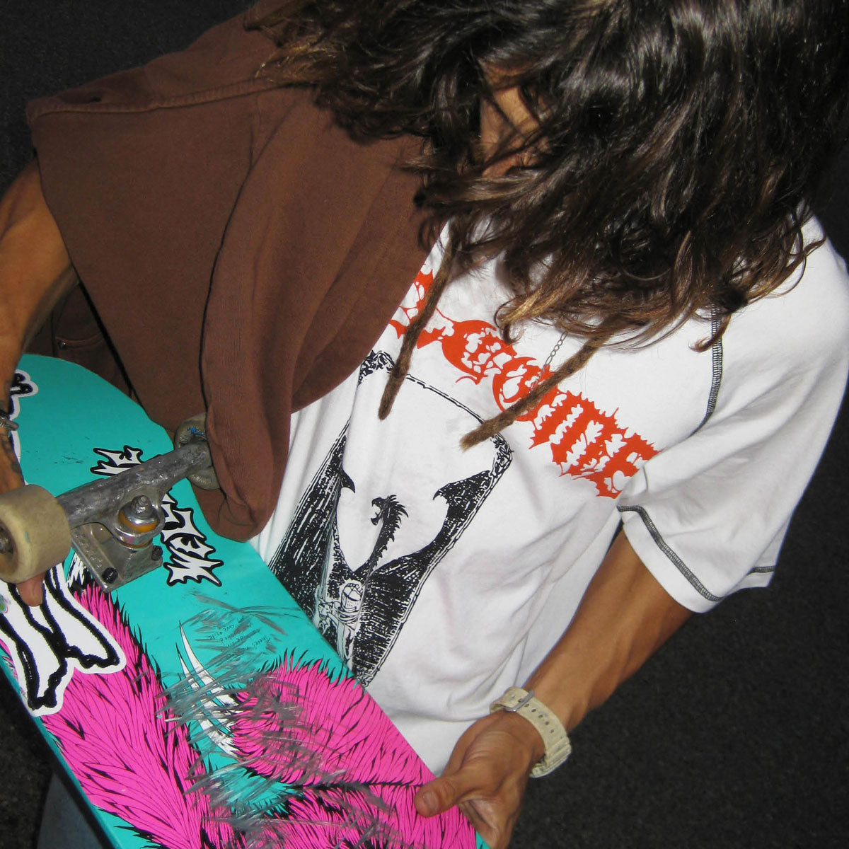 Welcome Crusade Raglan T-Shirt - White image 3
