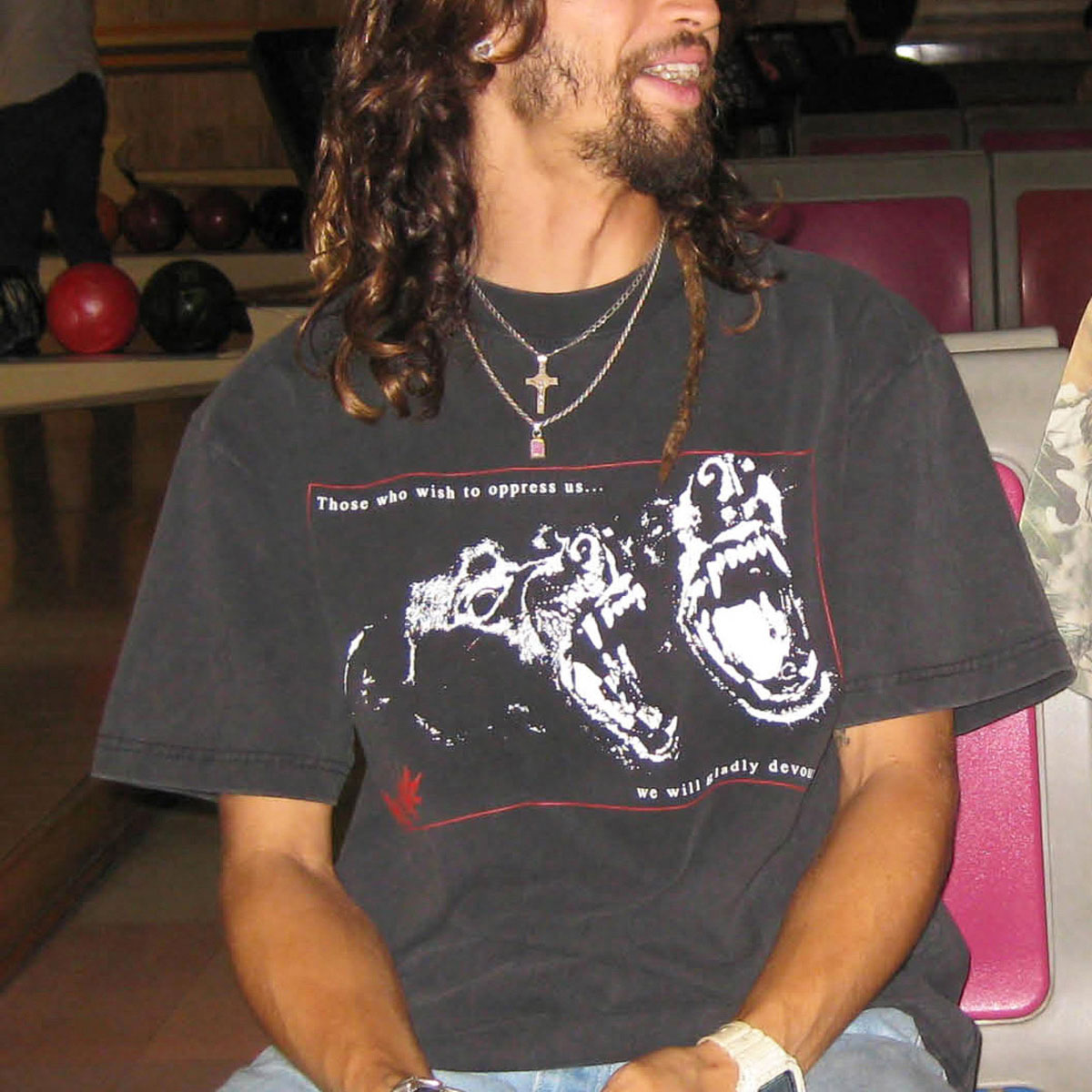 Welcome Snarl T-Shirt - Vintage Black image 3