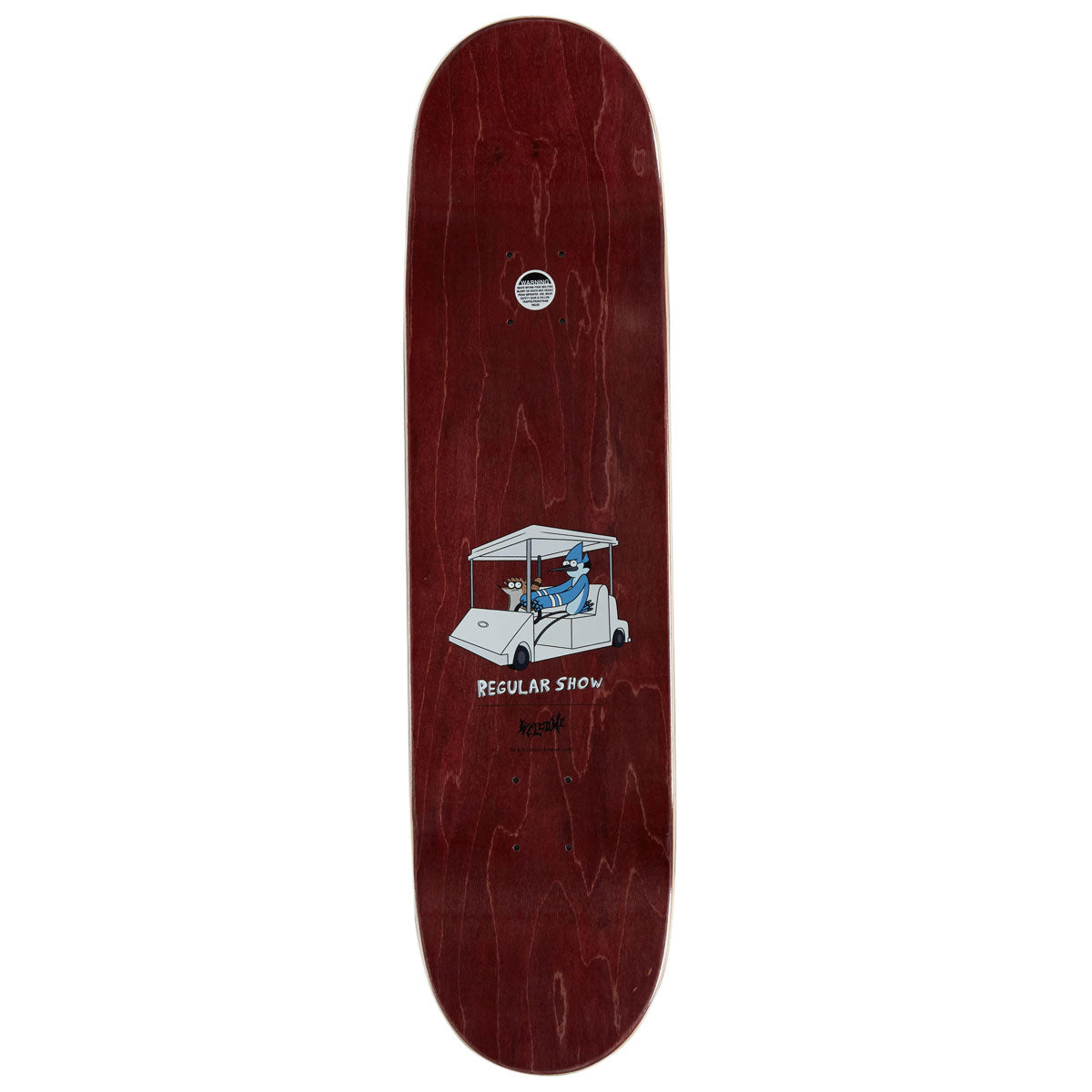 Welcome x Regular Show Fight Skateboard Complete - Black/Prism Foil - 8.25