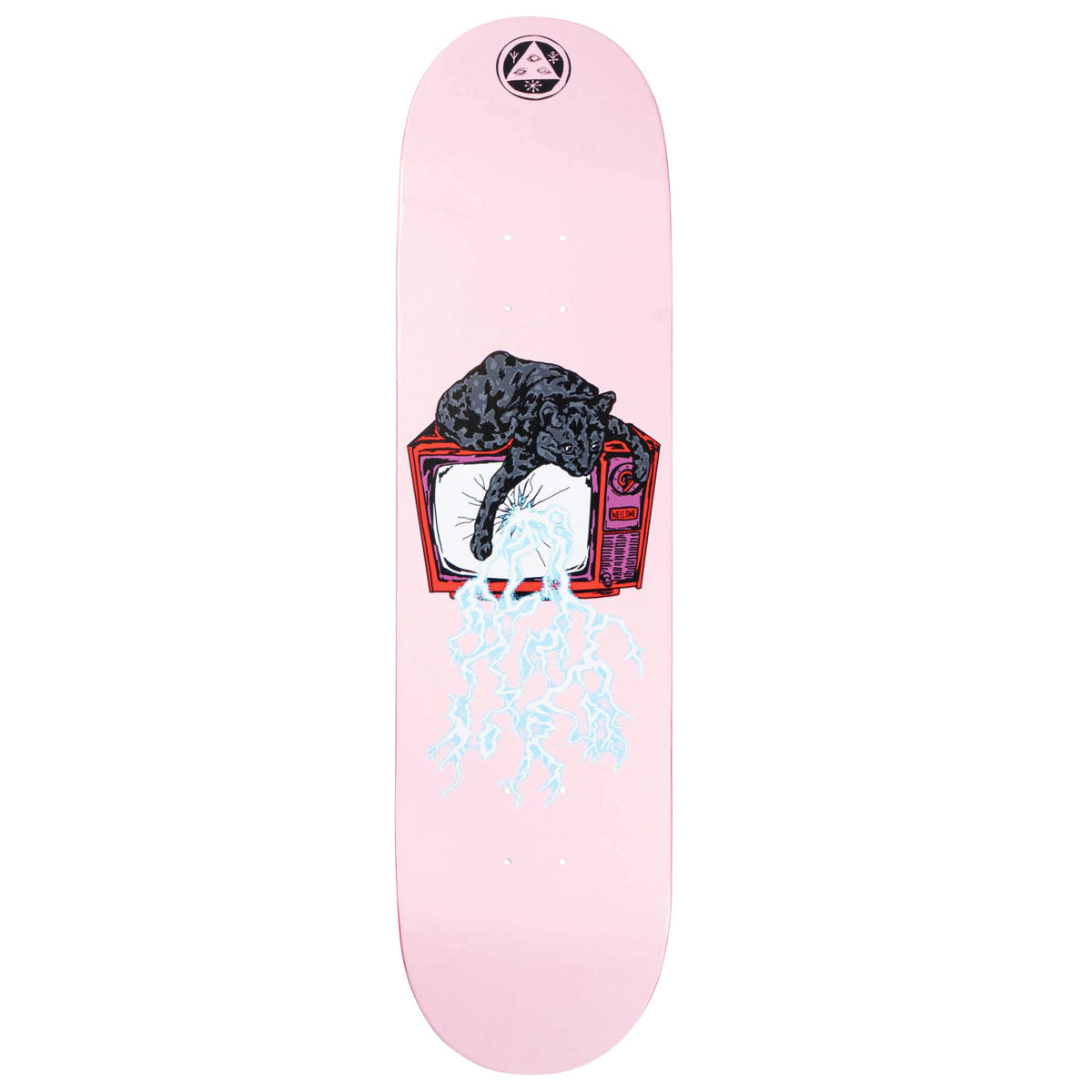 Welcome Static Nora Vasconcellos Skateboard Deck - Pink - 8.25