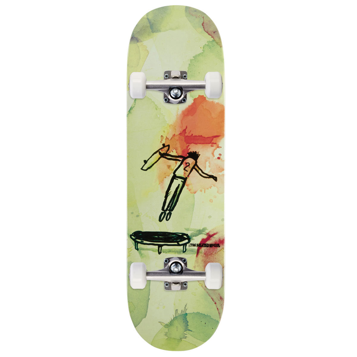 The Heated Wheel Christ Air Skateboard Complete - 9.00