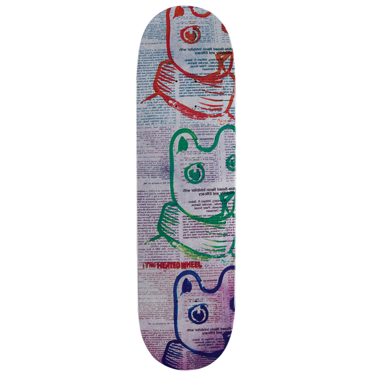 The Heated Wheel Barstow Alleyway Skateboard Deck - 8.50