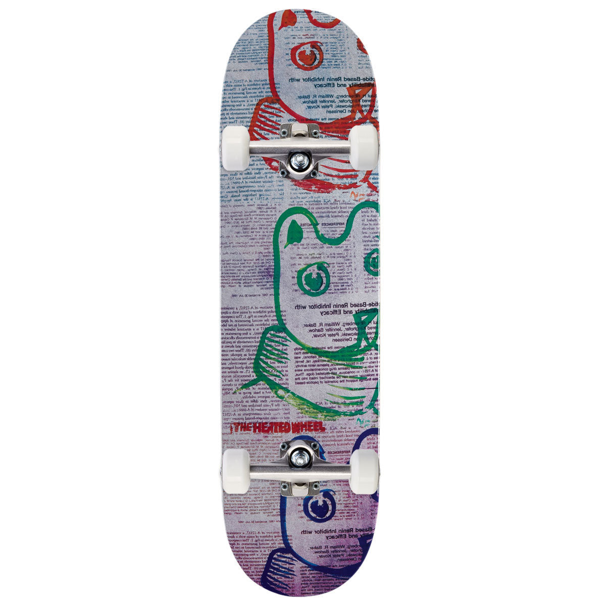 The Heated Wheel Barstow Alleyway Skateboard Complete - 8.50