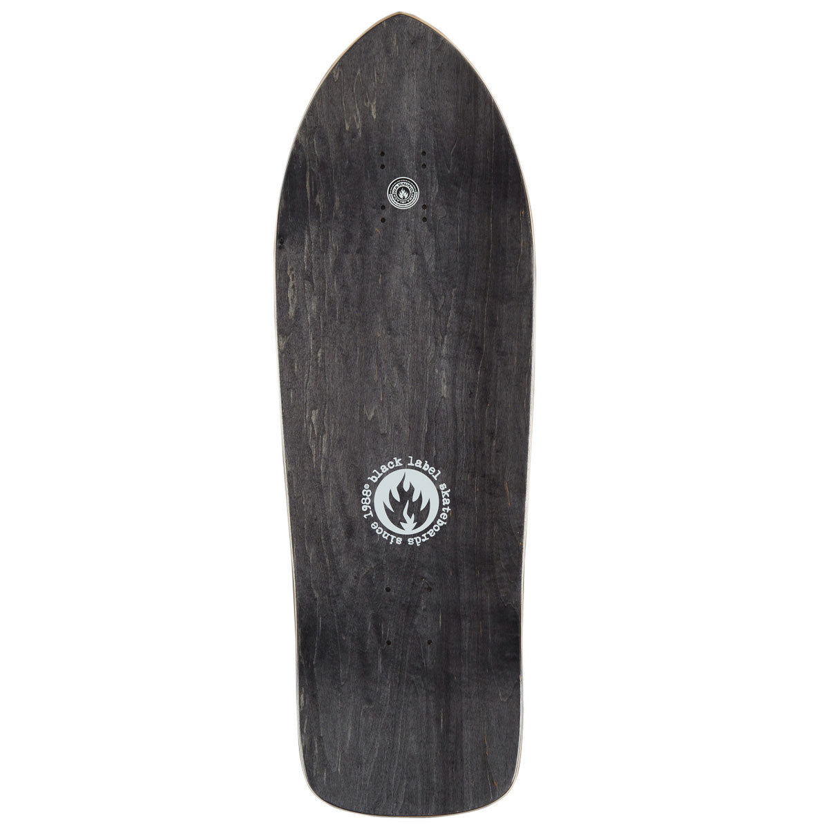 Black Label Nick Peterson Burnside Brew Riky Shape Skateboard Complete - Assorted Stains - 10.25