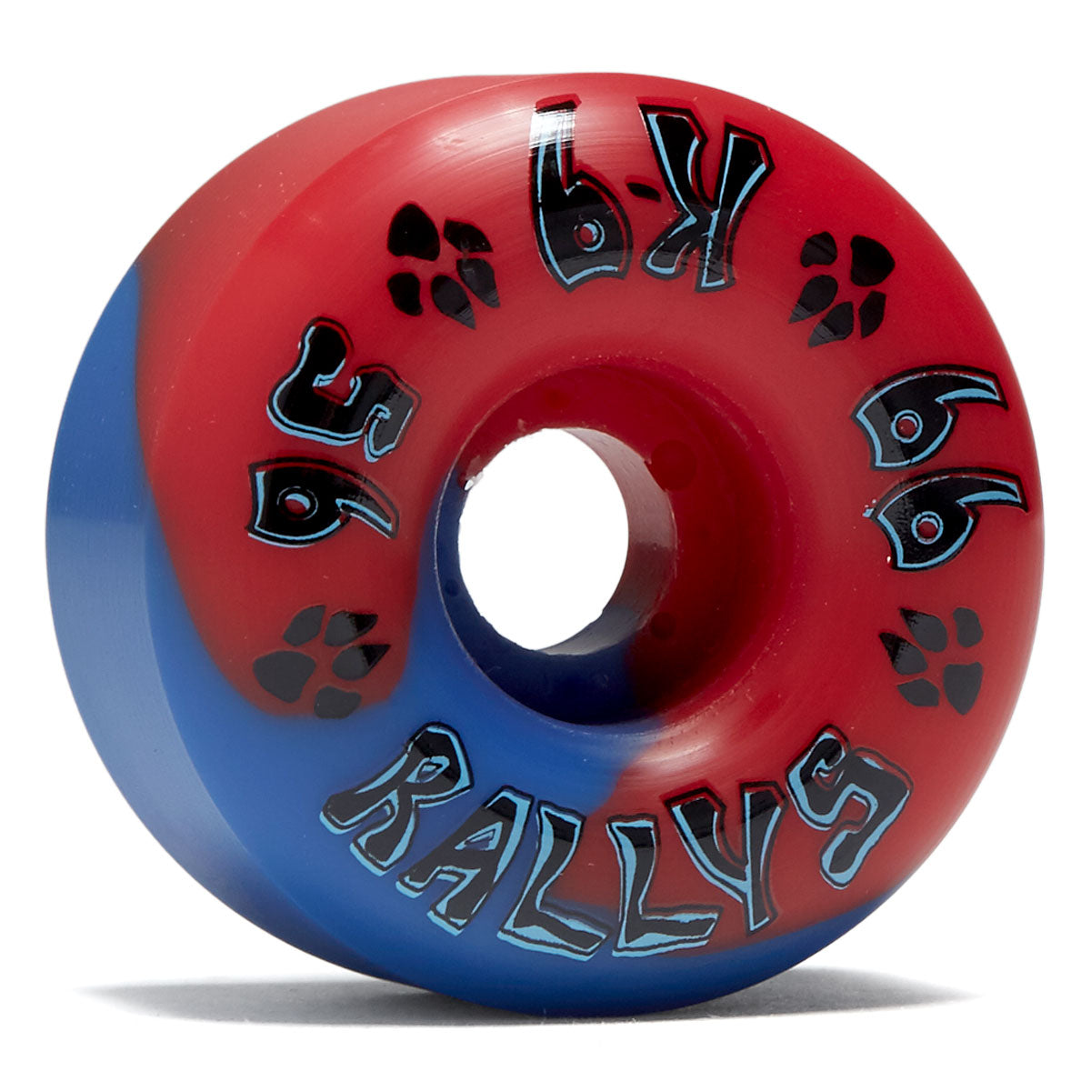 Dogtown K-9 Rally 99a Skateboard Wheels - Red/Blue - 56mm image 1