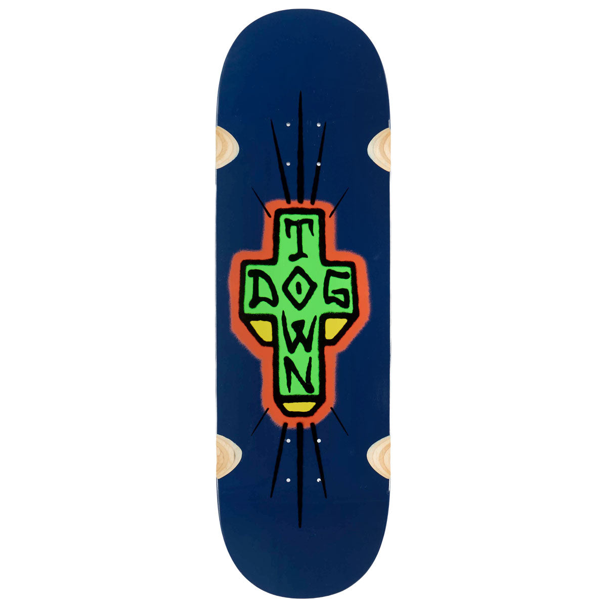 Dogtown Spray Cross Loose Trucks Skateboard Deck - Blue Full Dip - 9.50