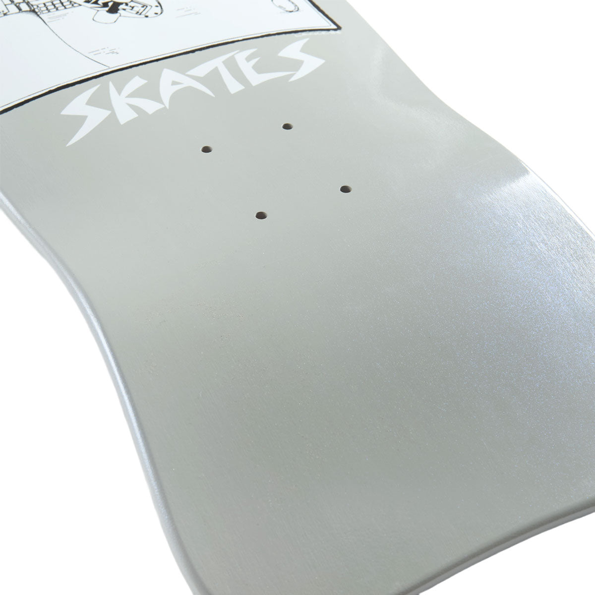 Dogtown x Suicidal Skates Pool Skater 80s Reissue Skateboard Complete - Grey Full Dip/Blue Pearl - 10.125