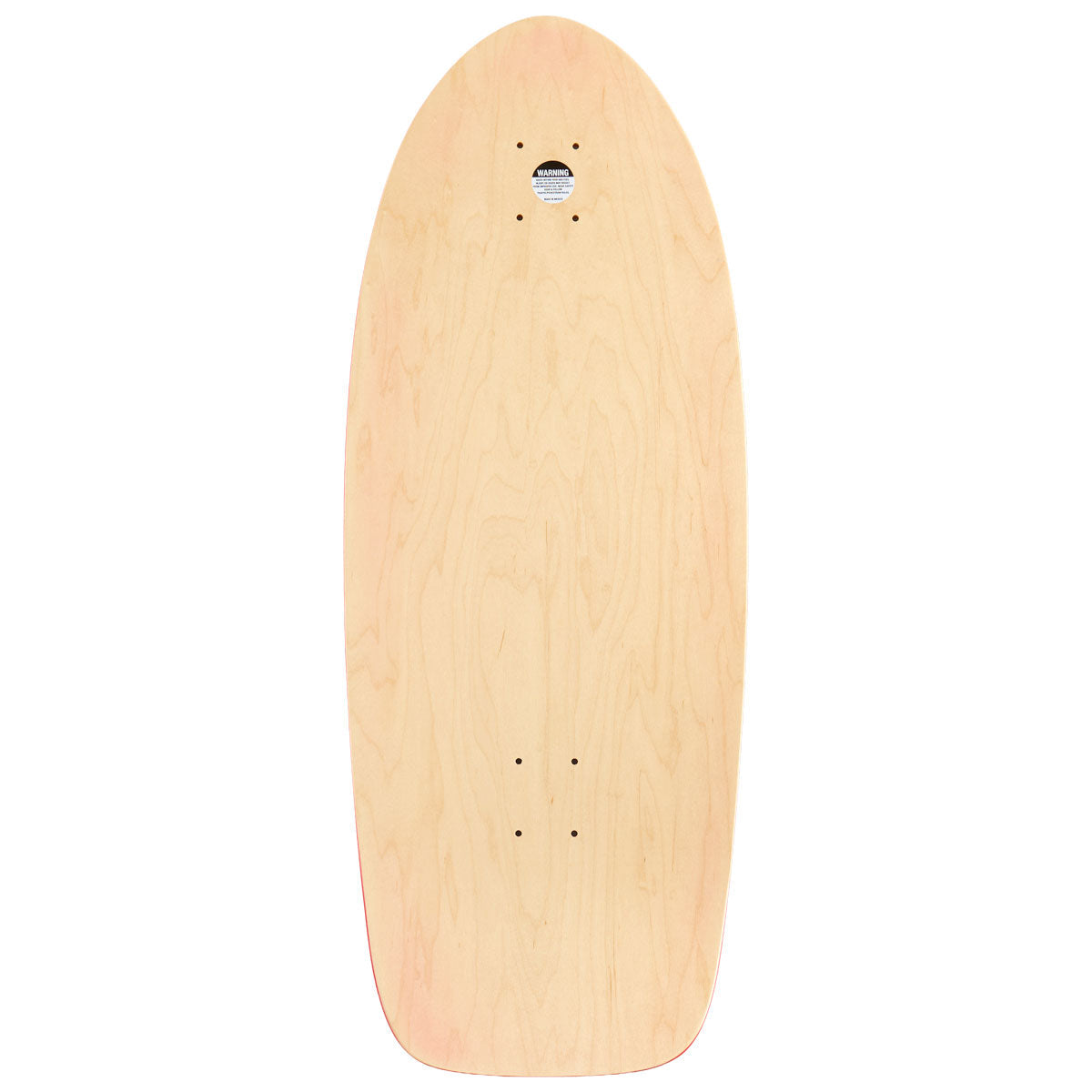 Dogtown Big Foot OG 70s Classic Skateboard Deck - Transparent Orange/Red Fade - 11.788