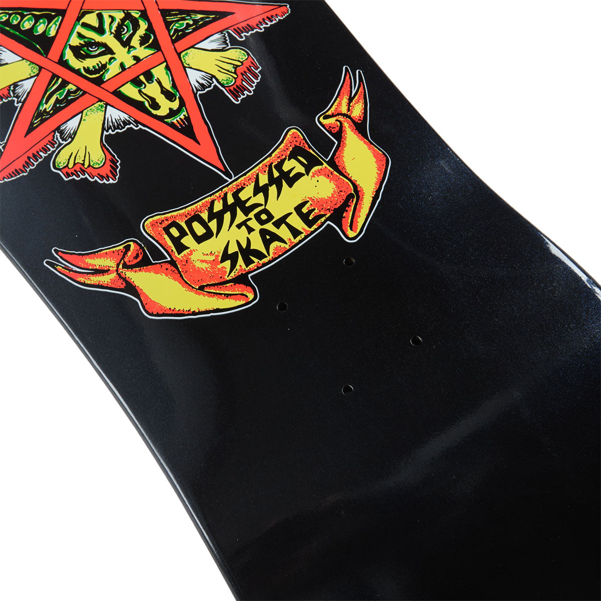 Dogtown x Suicidal Skates Possessed To Skate 80s Reissue Skateboard Complete - Black Gloss/Diamond Ice - 10.00