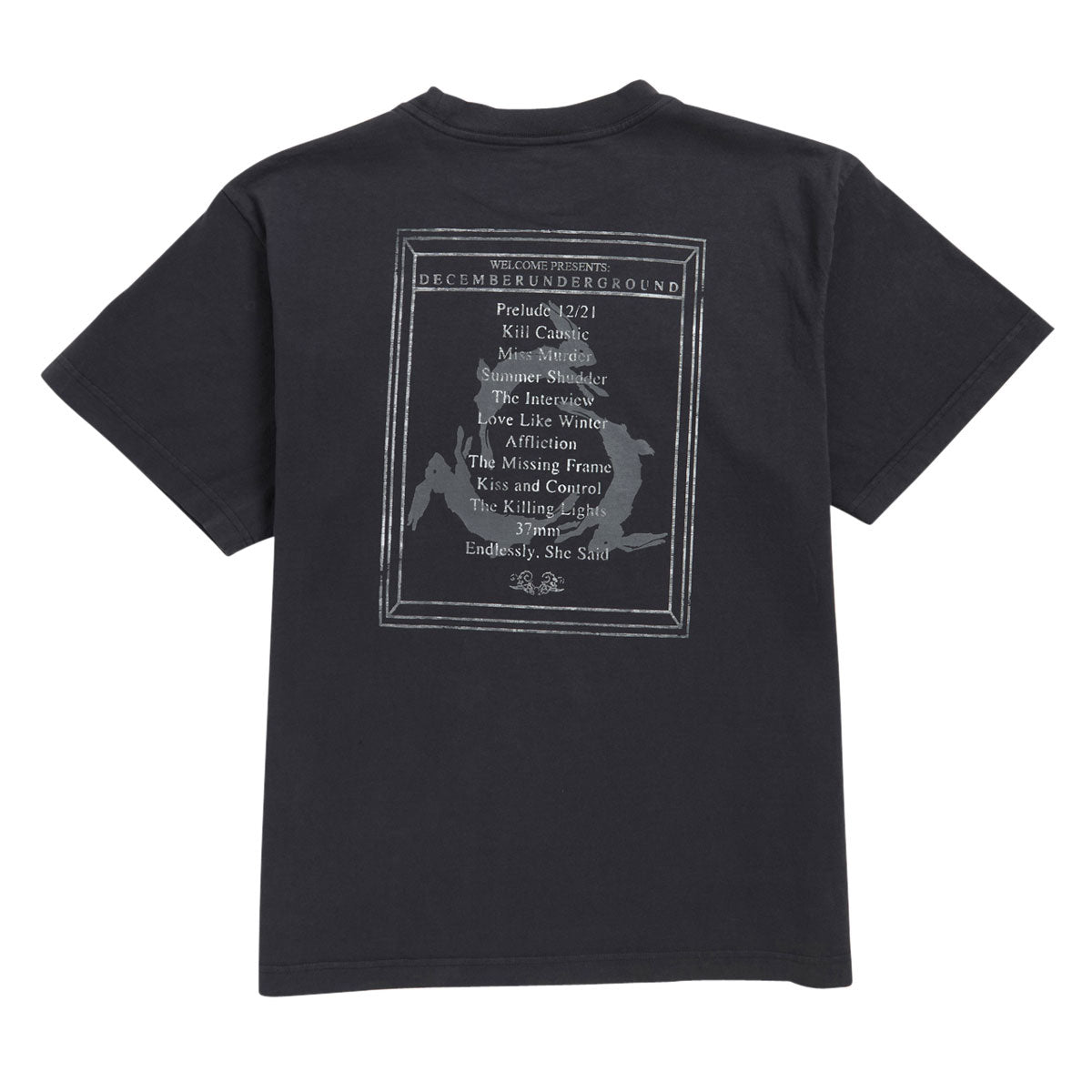 Welcome x AFI Rabbit T-Shirt - Vintage Black image 2