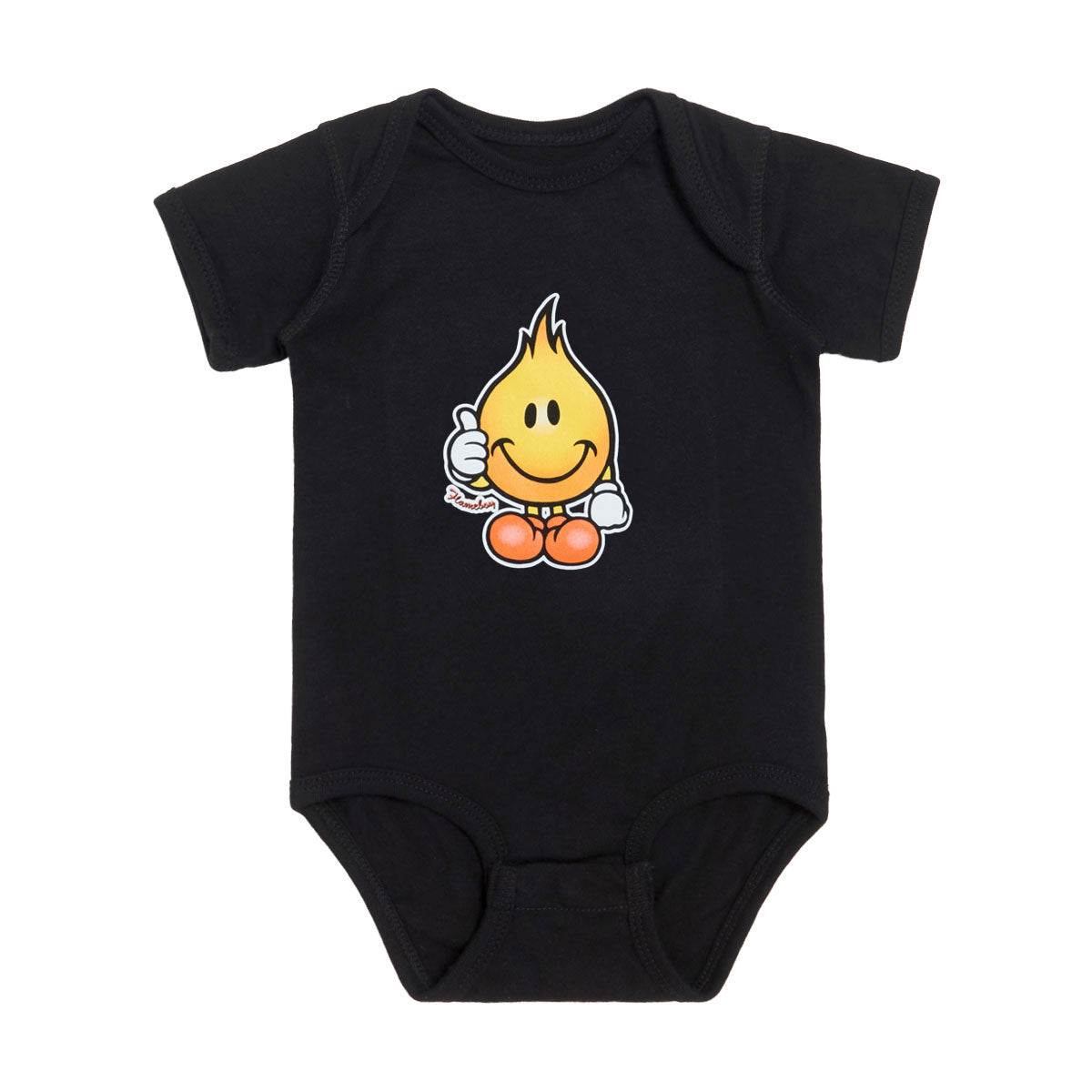 World Industries Classic Flameboy Onesie - Black image 1