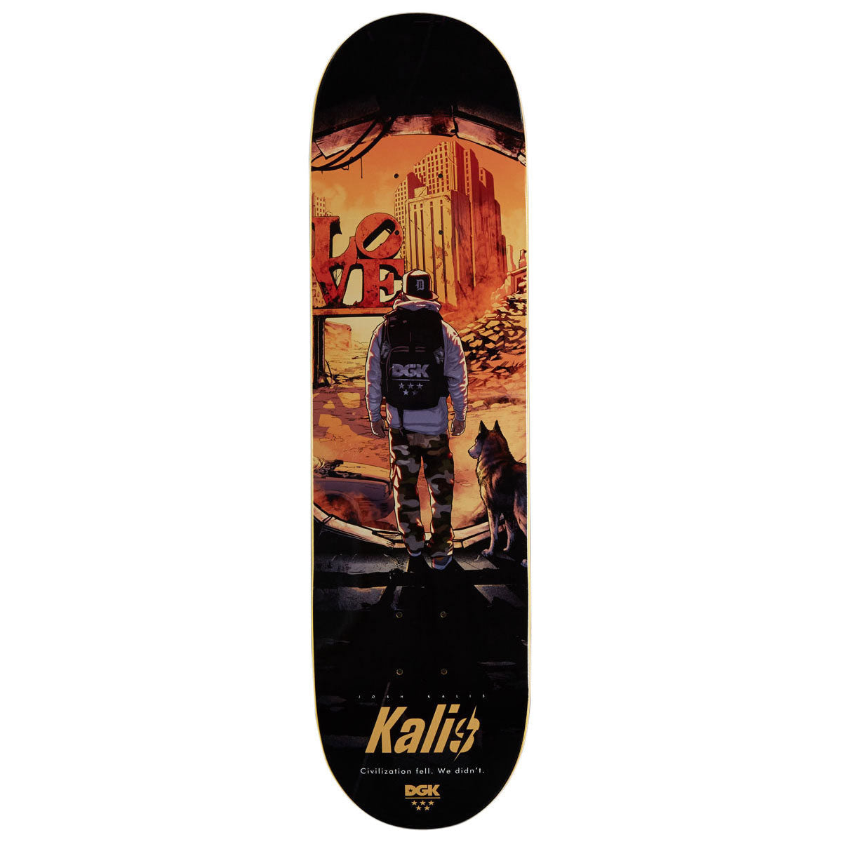 DGK Civilization Kalis Skateboard Deck - 8.06