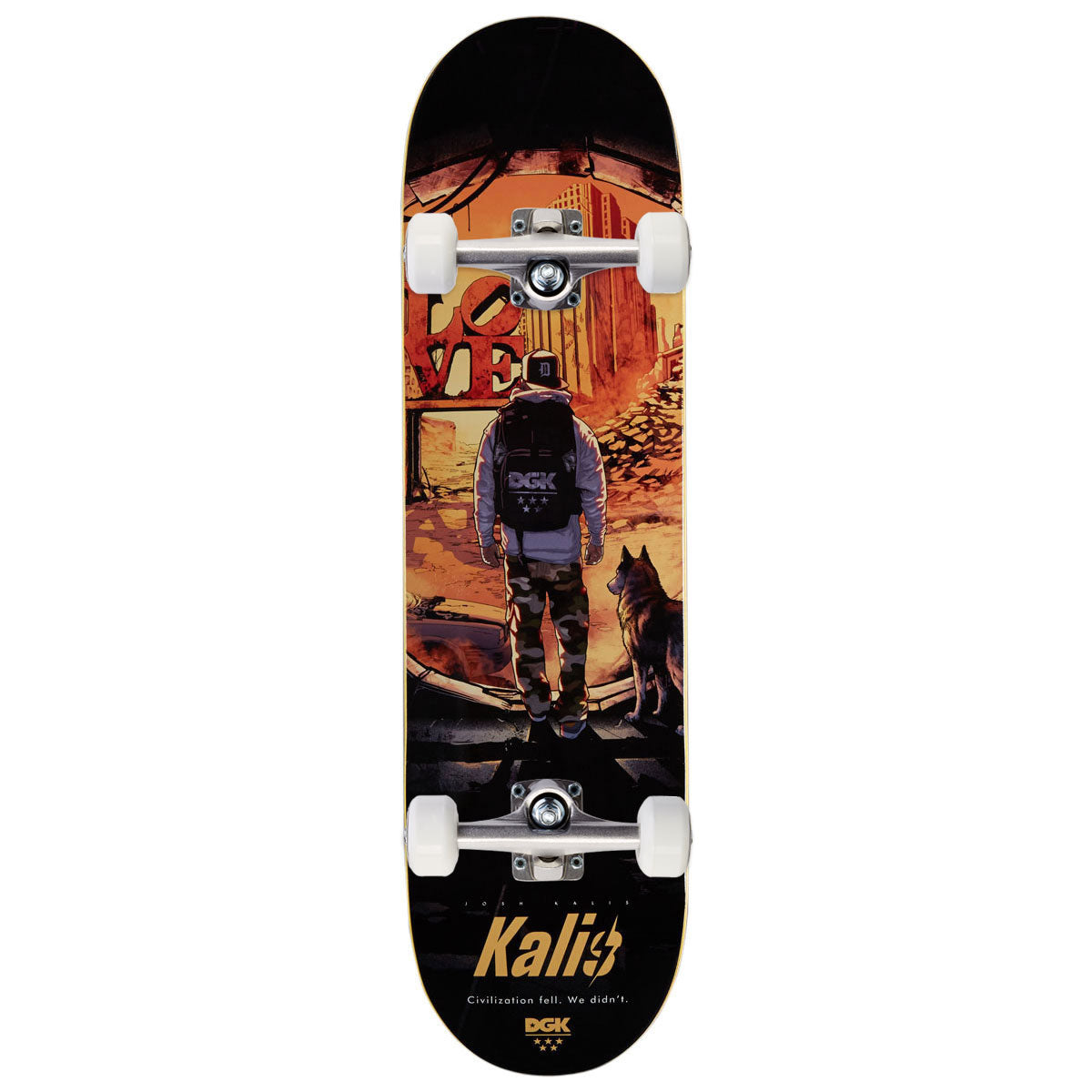 DGK Civilization Kalis Skateboard Complete - 8.06