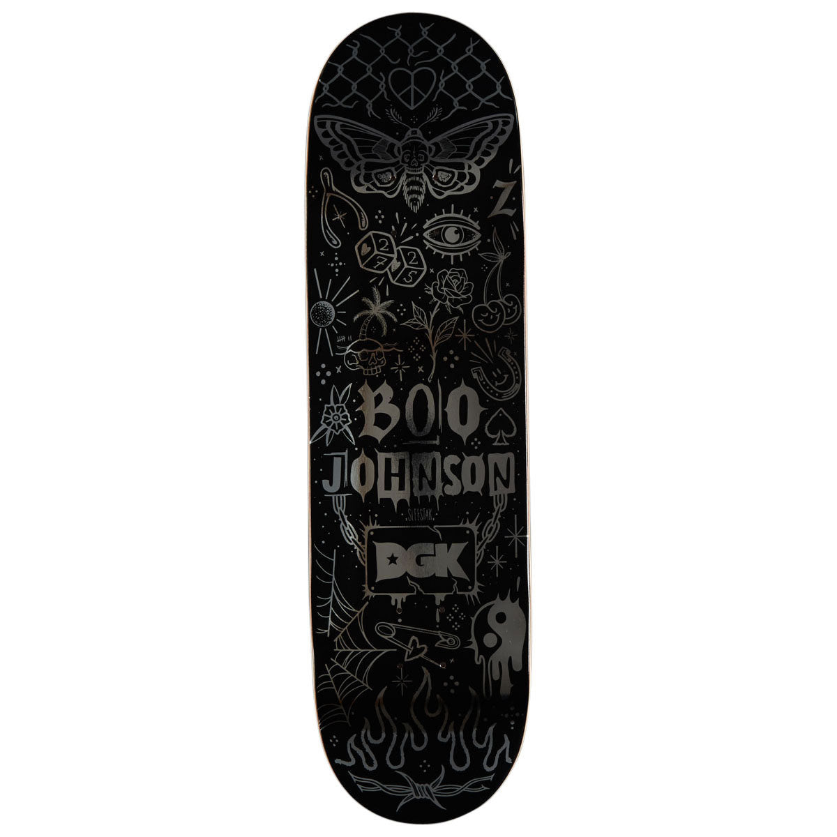 DGK x Sleestak Boo Tattoos Skateboard Deck - 8.50
