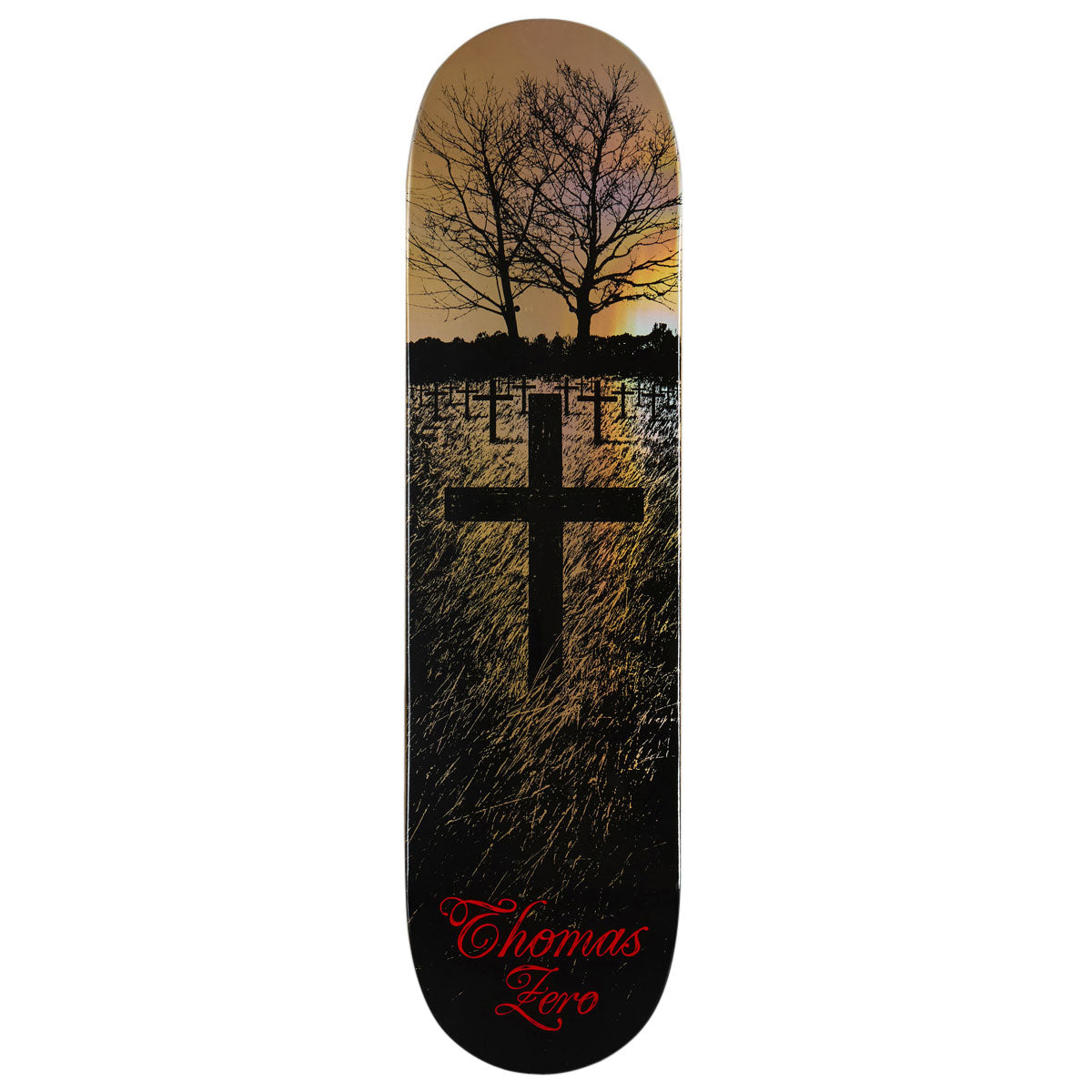 Zero Life And Death Thomas Skateboard Deck - Bronze/Iridescent - 8.25