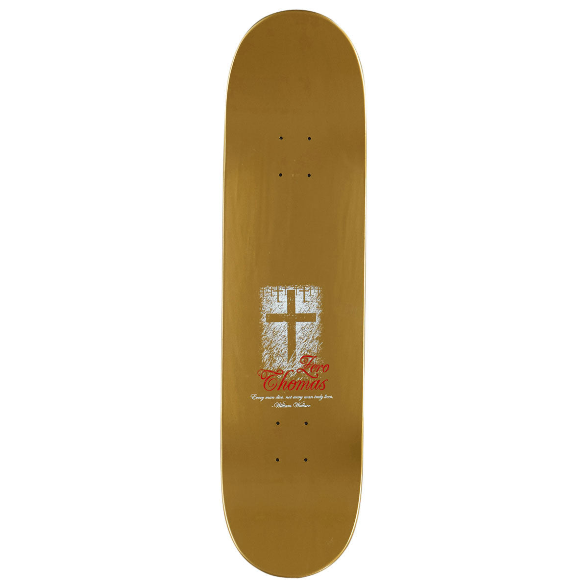 Zero Life And Death Thomas Skateboard Deck - Bronze/Iridescent - 8.25