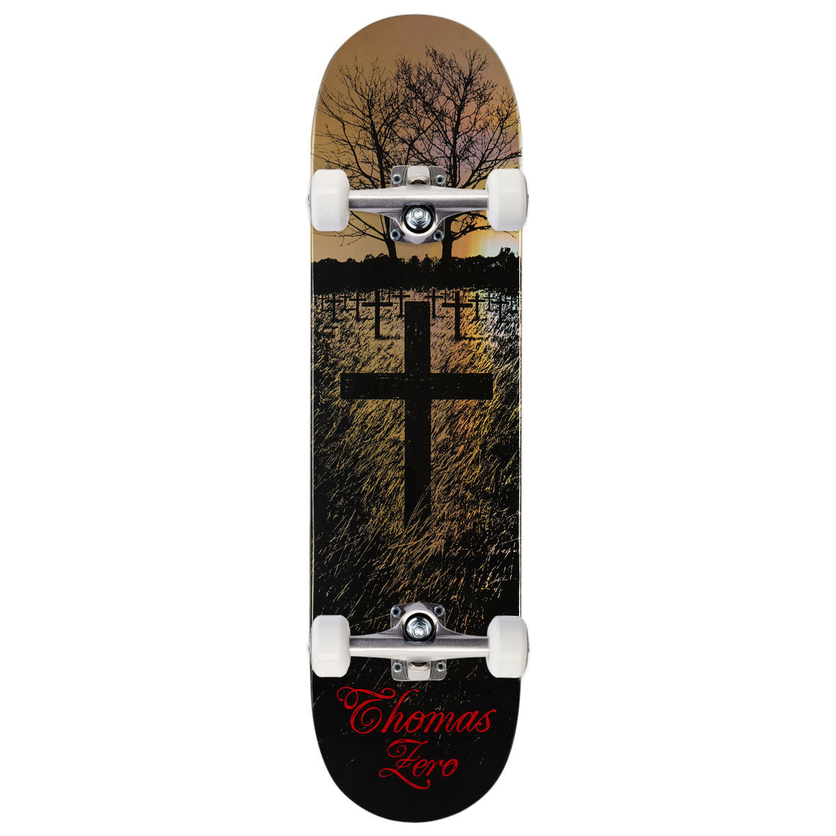 Zero Life And Death Thomas Skateboard Complete - Bronze/Iridescent - 8.25