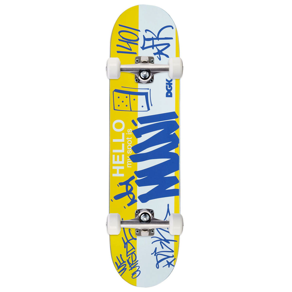 DGK My Spot Is Muni Skateboard Complete - 7.75