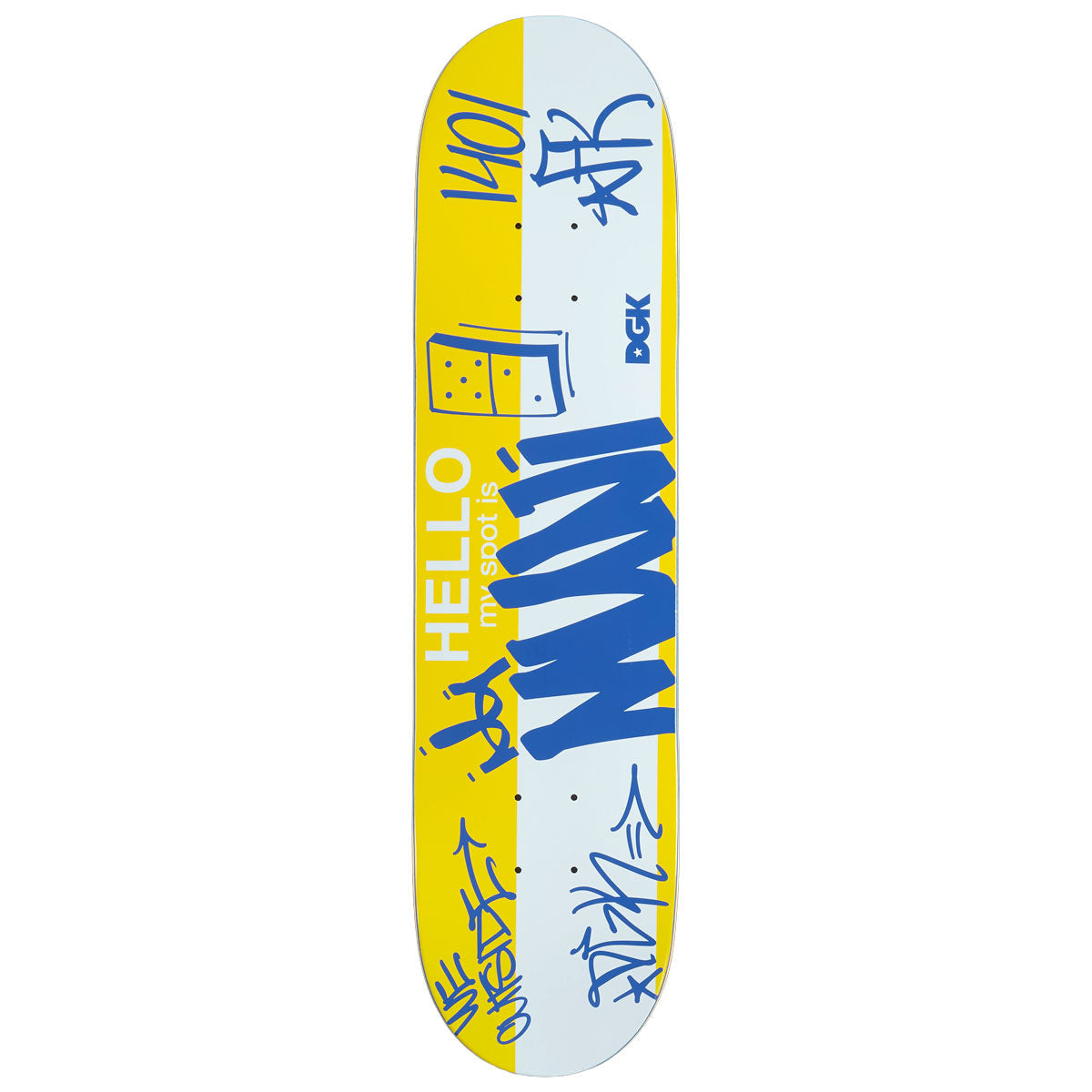DGK My Spot Is Muni Skateboard Deck - 8.25 image 1