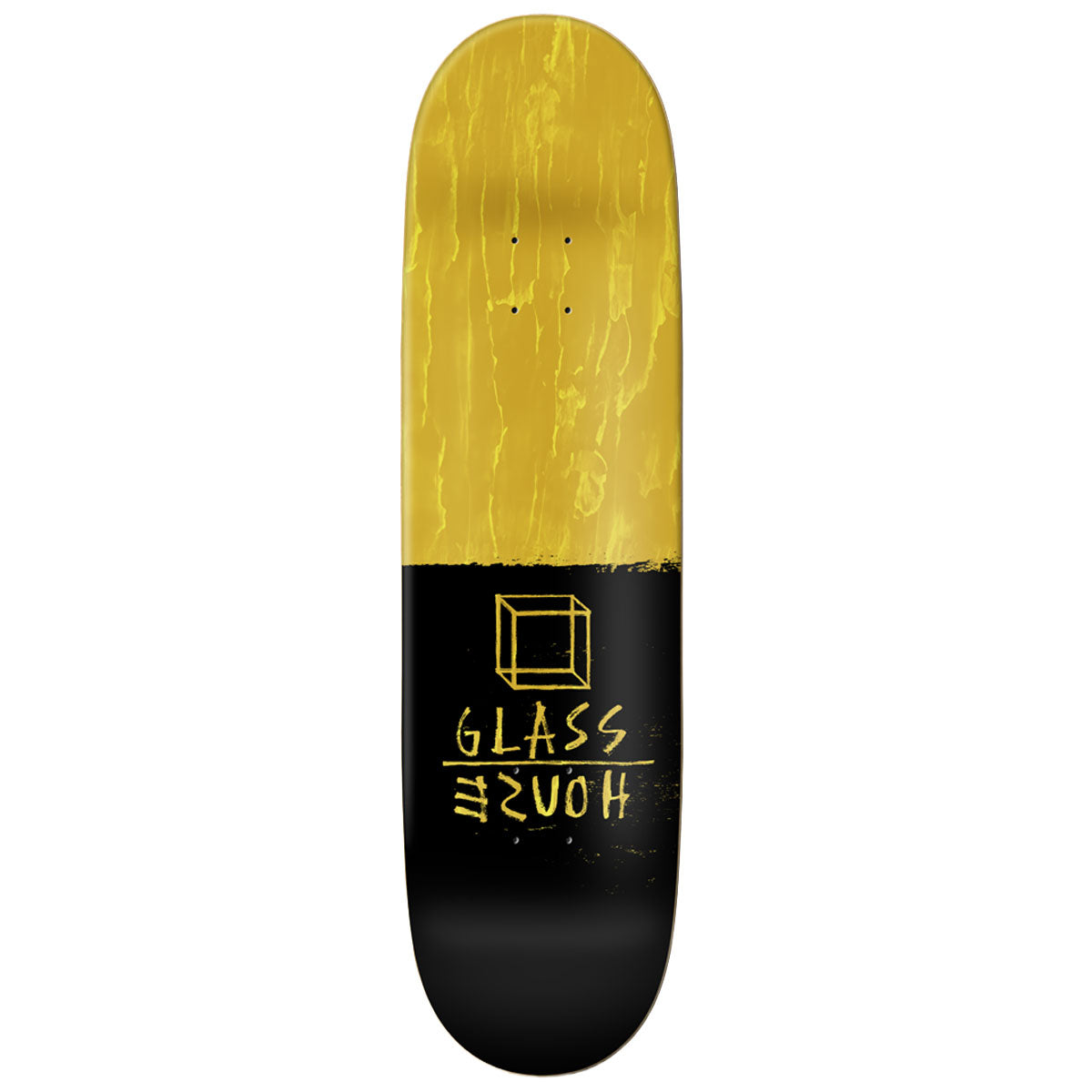 Glass House Glass Man Skateboard Deck - Silver Foil - 8.375