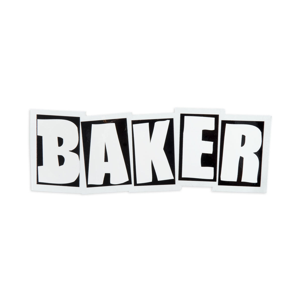 Baker Brand Logo Sticker - Black/White - MD image 1
